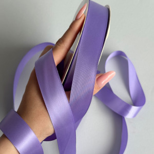 Лента атлас Ding Xin 2.5 см - #0459 Blue Violet